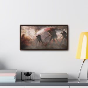 World Encounter – by SHANE FEAZELL – Framed Premium Canvas Print