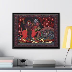 Blood of the Saints –  Framed Premium Canvas Print