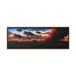 The Chasm – by SHANE FEAZELL – Framed Canvas Print