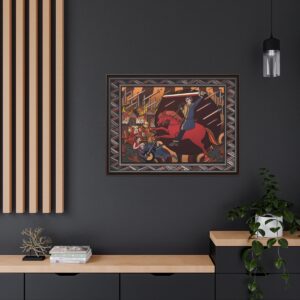 Spectra of the Great Sword – Framed Premium Canvas Print