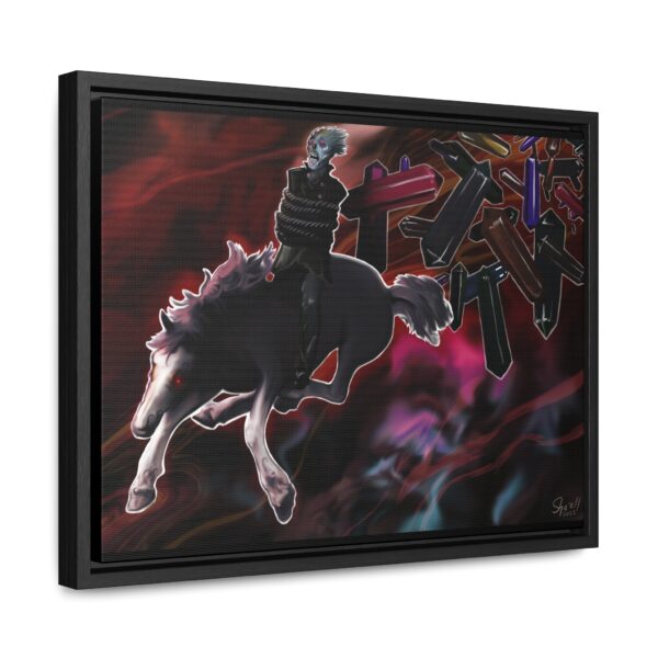 The Rider – Framed Premium Canvas Print