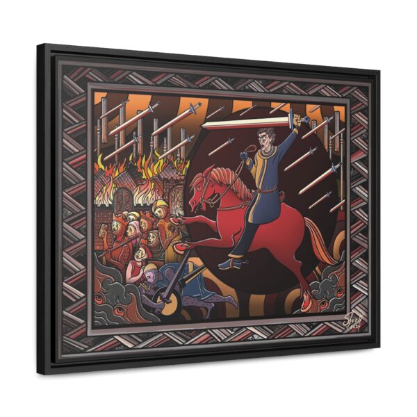 The Spectral Sword - Framed Premium Canvas Print - Image 10