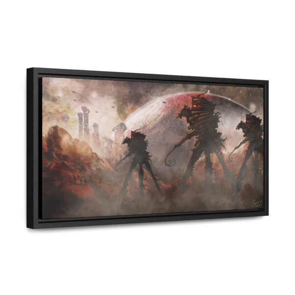 World Encounter – Framed Premium Canvas Print