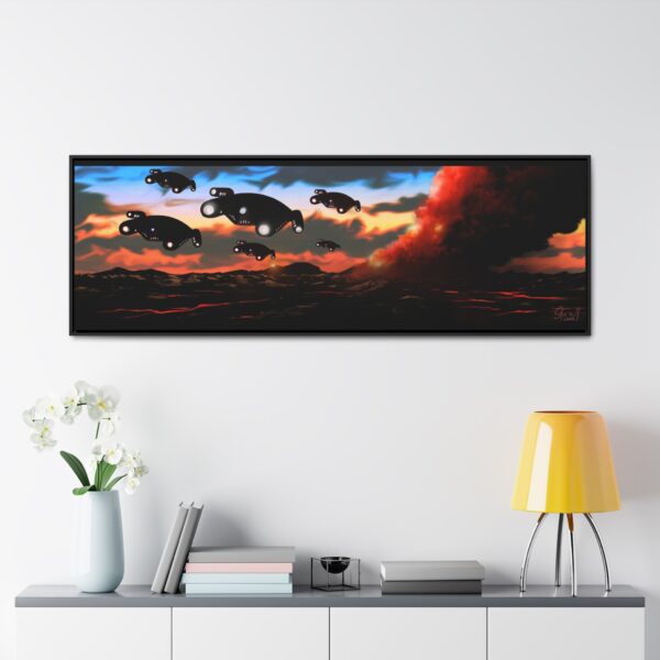 The Chasm - Framed Canvas Print - Image 4