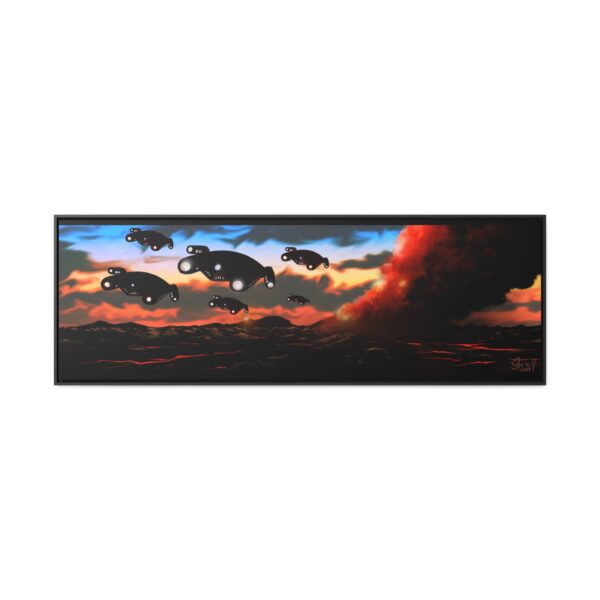 The Chasm - Framed Canvas Print - Image 2