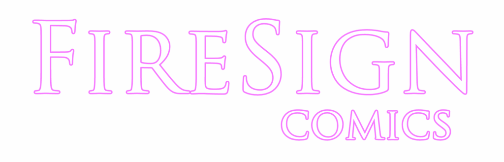 Firesign comics logo white 01