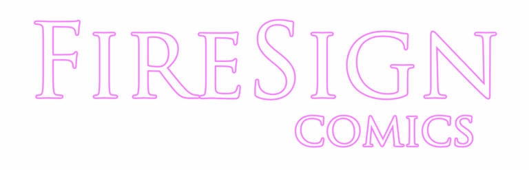 Firesign comics logo white 01