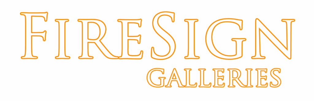 Firesign galleries logo white 02