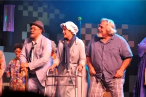 Shane Feazell as Grandpa Joe in Charlie and the Chocolate Factory
